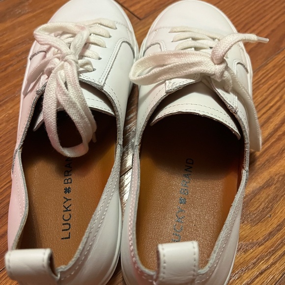 Lucky Brand Shoes - Lucky Brand Classic White Lace-Up Sneakers